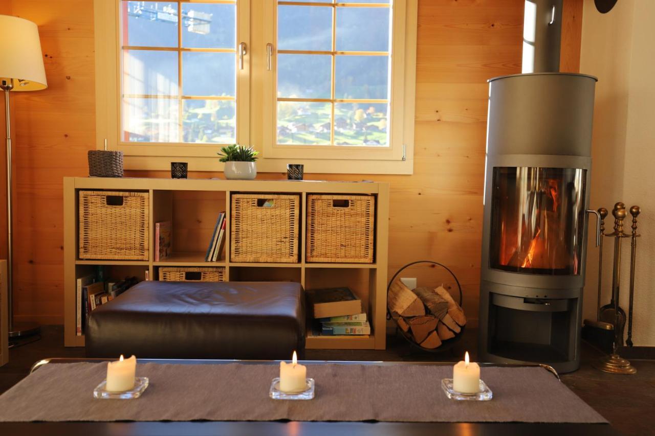 Excellent Flat With A Fantastic View Of The Eiger! Leilighet Grindelwald Eksteriør bilde