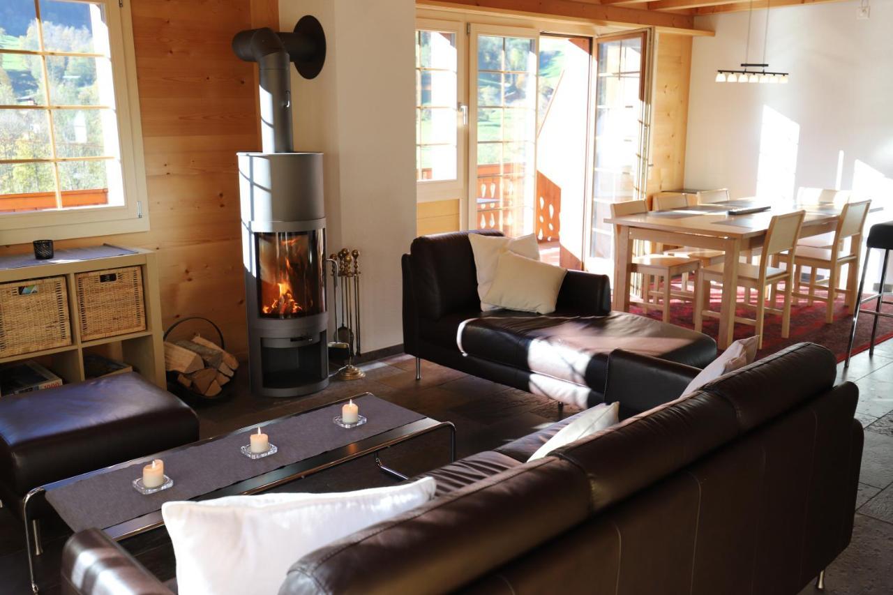 Excellent Flat With A Fantastic View Of The Eiger! Leilighet Grindelwald Eksteriør bilde