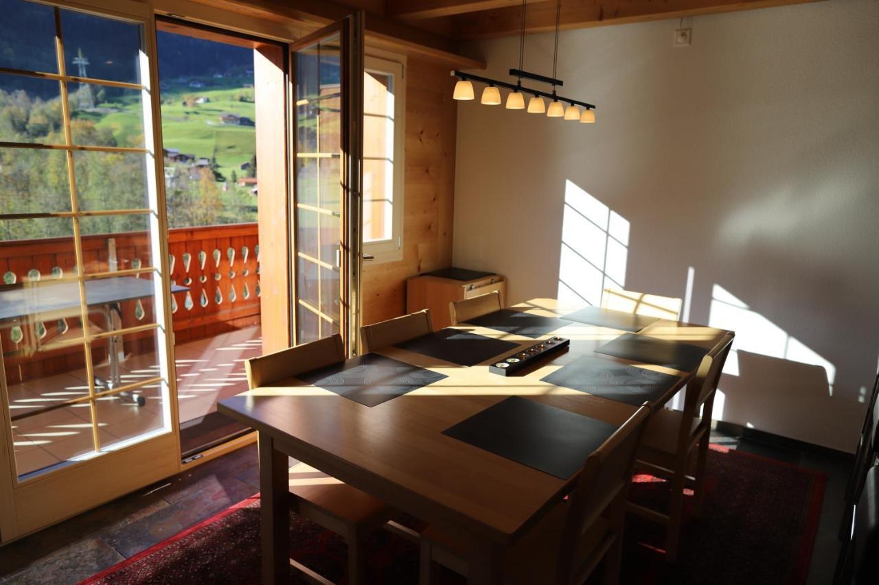 Excellent Flat With A Fantastic View Of The Eiger! Leilighet Grindelwald Eksteriør bilde